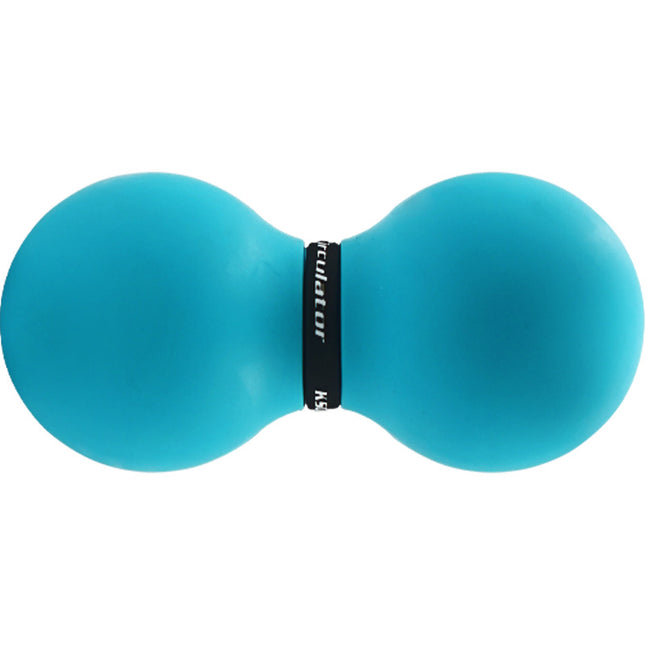 KSONE rubber peanut massage ball fascia ball yoga fitness double ball muscle relaxation engraved logo wholesale