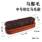 13.8cm-medium brick red horsehair brush