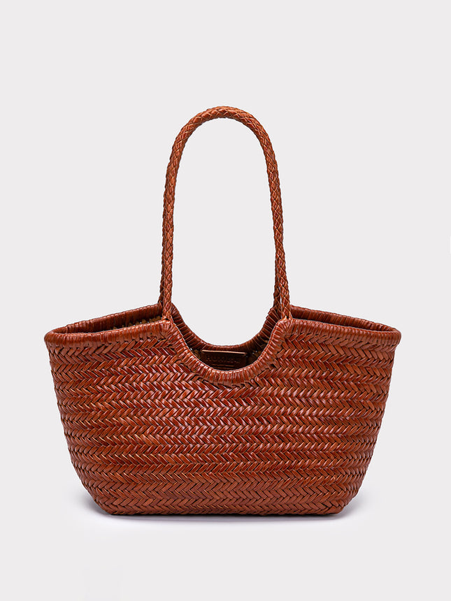 Leather Woven Tote Bag / Sac Tressé Cuir