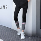 Grey Stripe Tunic Pants / M