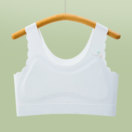 Girls' Intimates Development Period Junior High School Students High School Kidsren's Bra Students Seamless Summer Thin Vest
