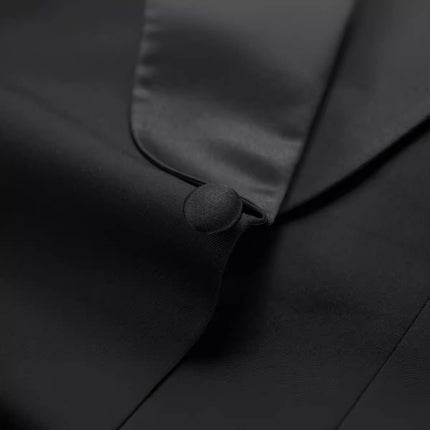 Big Green fruit collar dress art exam performance formal suit jacket men's wedding host tashido slim suit