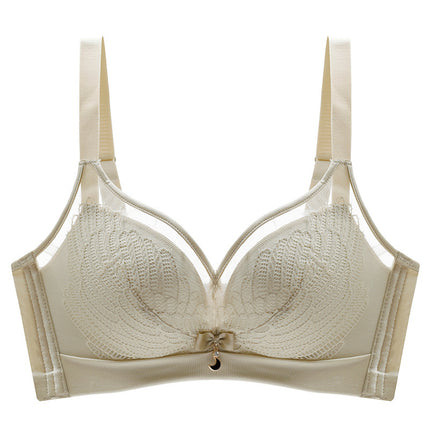 Explosions Swan Dream Lace Bra Gather No Steel Ring Women's Adjustable Underwear Thickness Cup Factory Explosions on behalf of the hair