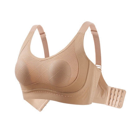 Rabbit Cup Large Chest Small Anti-sagging Underwear Traceless Litching Underwear Women's Chest Gathering Parammary Bra Large Cup