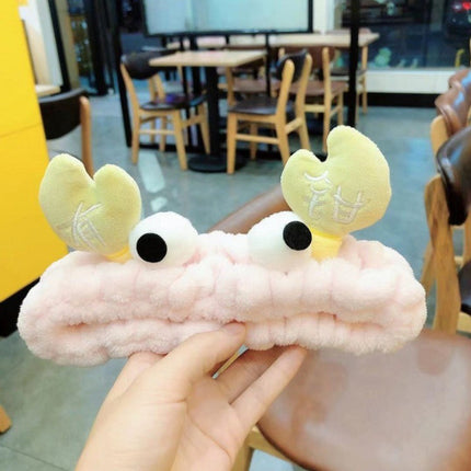 Cross-border Amazon Cartoon Funny Hair Band Animal Horn Cute Wash Face Hair Band Makeup Wide-brimmed Headband Hair Band