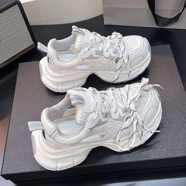 Trendy Popular Dad Shoes 2025 Platform Thick-Soled German Training Shoes Fashionable Stylish Mesh Casual Sports Sandals