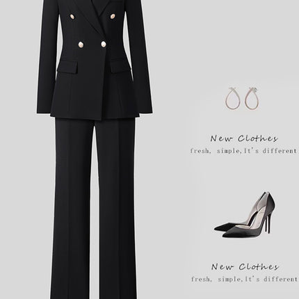 New High-Quality Tailcoat Set, Women's Business Office Jacke