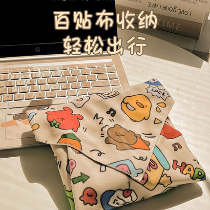 P person makeup bag hundred patch cloth camera liner wrapping machine magic cloth photography lens storage folding cloth self-adhesive cloth
