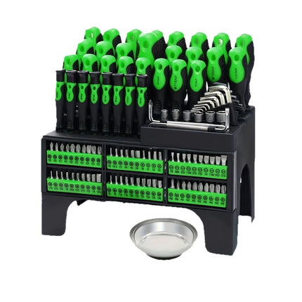 Screwdriver repair set toolbox set Winton tools factory direct cross-border 118pc green blue suit 131 yellow