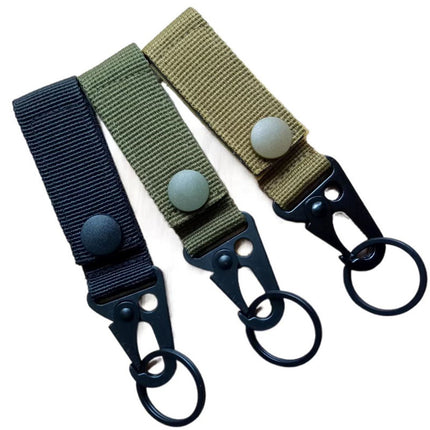 Outdoor Tactical Nylon Ribbon Hanging Buckle Multifunctional Mountaineering Buckle Eagle Beak Multi-purpose Belt Keychain
