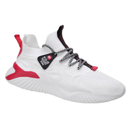 2026 Spring/Summer Men's Shoes Korean Style Fashion Casual Shoes Low-Top Versatile Slip-On Flyknit Breathable Men's Sneakers