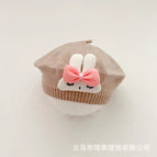 Rabbit logo beret-khaki / 3-48 months