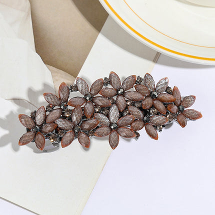 Pearl hairpin hair chuck hair clip large horizontal clip ladies headdress ponytail clip mother hair accessories wholesale