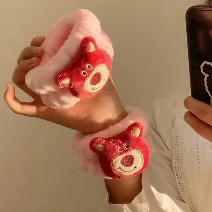 Children's Cute Face Wash Wristband, Wash-Proof, Anti-Drip, Anti-Wet Cuffs, Cute Wristband, Waterproof Wristband, Absorbent Hairband