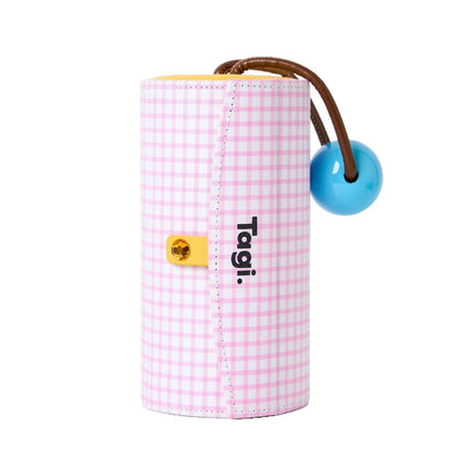 Tagi Imagine Smart Signal Fabric Multi-Layer Rotating Handle Portable Mini Jewelry Box Cosmetic Bag