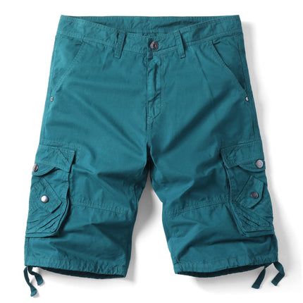 Summer Loose Casual Camouflage Multicolor Tooling Shorts plus size Multi-Pocket Pants