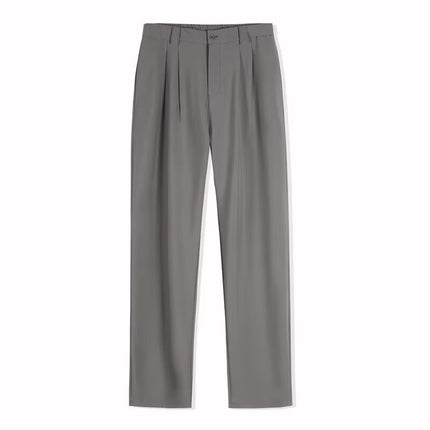 High-Quality Semi-Elastic Summer Thin Straight Loose Drape Sports Dance Floor-Length Pants Unisex Trousers Dress Pants
