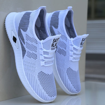 Summer Sandals, Hollow Breathable Anti-Odor Mesh Sneakers, Men's Mesh Shoes, Slip-On Soft-Soled Casual Clogs