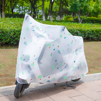 Electric Car Cover Rain and Dust-proof Universal Rain-proof Electric Car Rain Cover Cartoon Battery Car Cover Electric Car Clothes