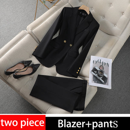 New Orange Professional Small Suit Jacket High-grade Suit suit Suit Spring and Autumn Short Skirt Small Hugh