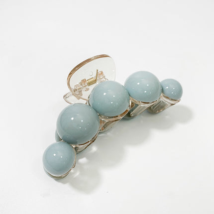 Celebrity-Inspired New High-Value French-Style Shark Hair Clip with Elegant Beads for Stray Hair, Suitable for the Back of the Head