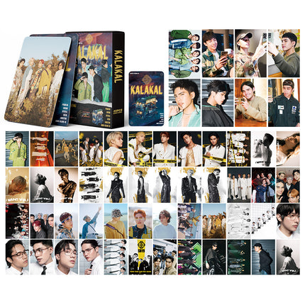 Korean Star 55 Boxed Small Cards Stray (g) I-Dle Ive Ateez Collection Lomo Cards Cross-Border