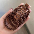 Twist smiley face [coffee color] 1 stick