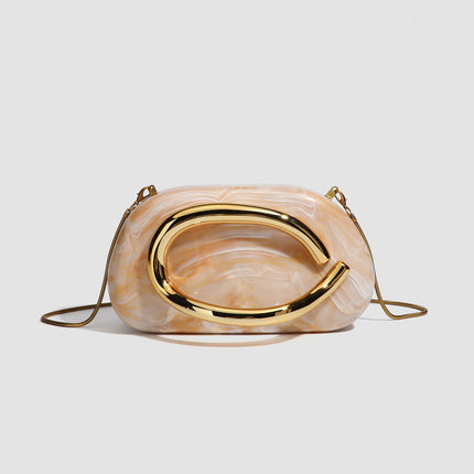 High-Appearance Single-Shoulder Crossbody Bag, Retro Versatile Chain Phone Bag, 2026 New Model Women's Clutch Evening Bag