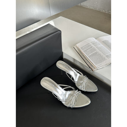 2025 European and American New Fashion Stiletto High Heels, French Fashion Sexy Open-Toe Women's Sandals