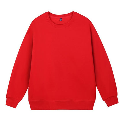 Thickened Lamb Velvet Winter fleece-lined Round Neck Sweatshirt 2024 New Warm Loose All-match Long Sleeve Top for Women