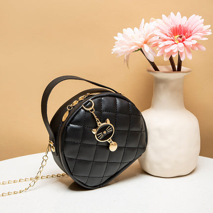 2023 Spring New Women's Bag Fashion Mini Small Bag Women's Chain Bag Shoulder Messenger Small Round Bag