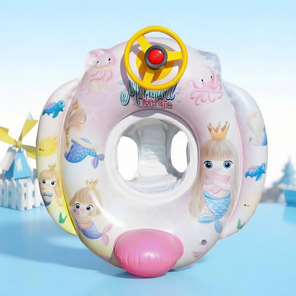 2026 New Model Children's Swimming Ring, Inflatable Thickened Swim Ring for Babies and Kids, Boys and Girls Water Park Underarm Float Ring