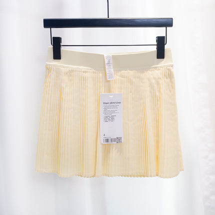 ♔ Summer Women's Accordion Pleated High-Waisted Versatile Tennis Skirt for Outdoor Sports, Slimming, Leg-Lengthening, Elegant, Non-Slip