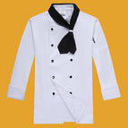 Long sleeve [white] black scarf / 3XL