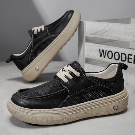 Light Luxury Designer Summer Mesh Breathable Fashionable Casual Work Shoes Lazy Slip-On Retro Men's Shoes
