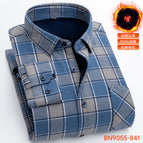 Bn9055-841winterfleece-linedheattechshirtmen's shirt / 39