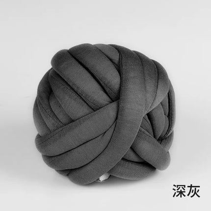 Icelandic Yarn Ball Hand-Knitted Blanket Cushion Cat Bed Pillow Fence Yarn Ball Fine-Spun Plush