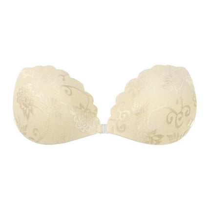 Silicone Chest Stickers Small Chest Large Sling Women's Wedding Dress Invisible Bra Flat Chest Gathering Upper Bracing Thin Breast Stickers Wholesale