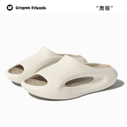 Crayonfriends Sports Slippers Men's Summer Outer Wear Non-Slip Ins Trendyy Couple Outdoor Sandals Slippers Men
