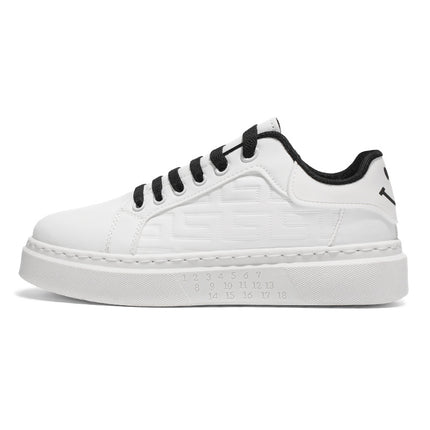 New Breathable White Shoes Men's Students Trendy All-match Thick-soled sneaker Casual Sneakers 2025 Spring Men's Shoes