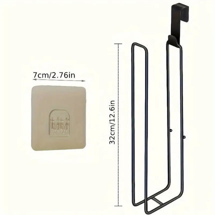 Stainless Steel Kitchen Paper Towel Holder Without Punching Lazy Rag Holder Roll Paper Plastic Wrap Wall Hanging Rack Storage Shelf