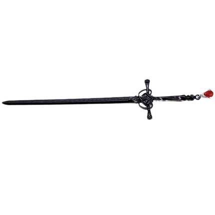 Sword water drop hairpin advanced sense new Chinese style hairpin antique Chinese clothing hair accessories hair pin