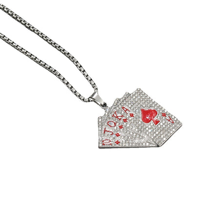 Summer Hip Hop Necklace Smiley Robot Perfumery Bottle Didi Trendy Street Dance Sweater Chain Fashion Personalized Jewelry