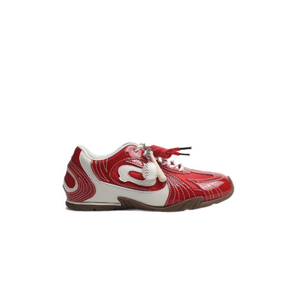 Retro Versatile Baseball Training Shoes for Women 2025 Autum New Breathable Thin-Soled Casual Sports Racing Forrest Gump Shoes