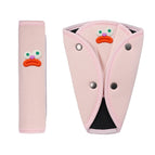 Ice silk pink: orange mouth monster set [fixer + shoulder pads]