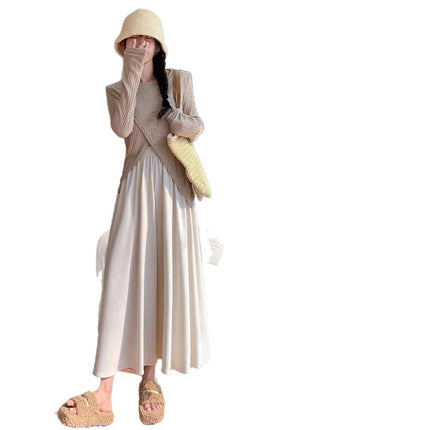 Women's Spring New High-Waisted Loose Lazy Style Casual Skirt, Summer Thin Straight Versatile A-Line Skirt