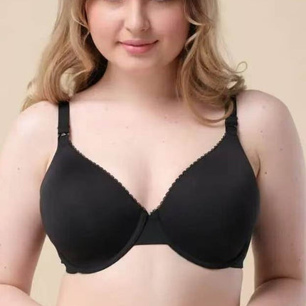 European and American Cross-Border Hot-Selling H-Cup Large Size Nursing Bra, Anti-Sagging Underwire, Thin Cup, Anti-Chafing Shoulder Straps, Simple Style, Export