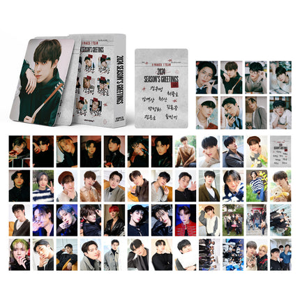 Korean Star 55 Boxed Small Cards Stray (g) I-Dle Ive Ateez Collection Lomo Cards Cross-Border