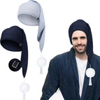Navy blue + light gray