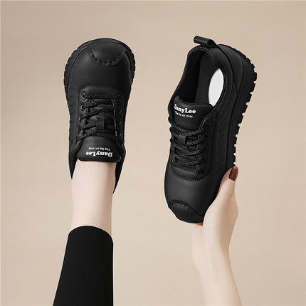 Women's Shoes Spring and Autum Lightweight Warm Casual Sports Shoes Women's Soft Sole Non-Slip Versatile Travel Cotton Shoes 2025